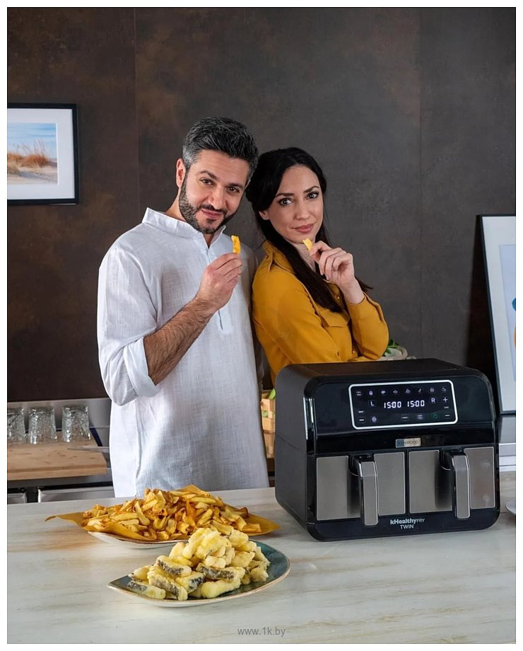 Фотографии Kenwood kHealthy Twin Airfryer HFM20000MB