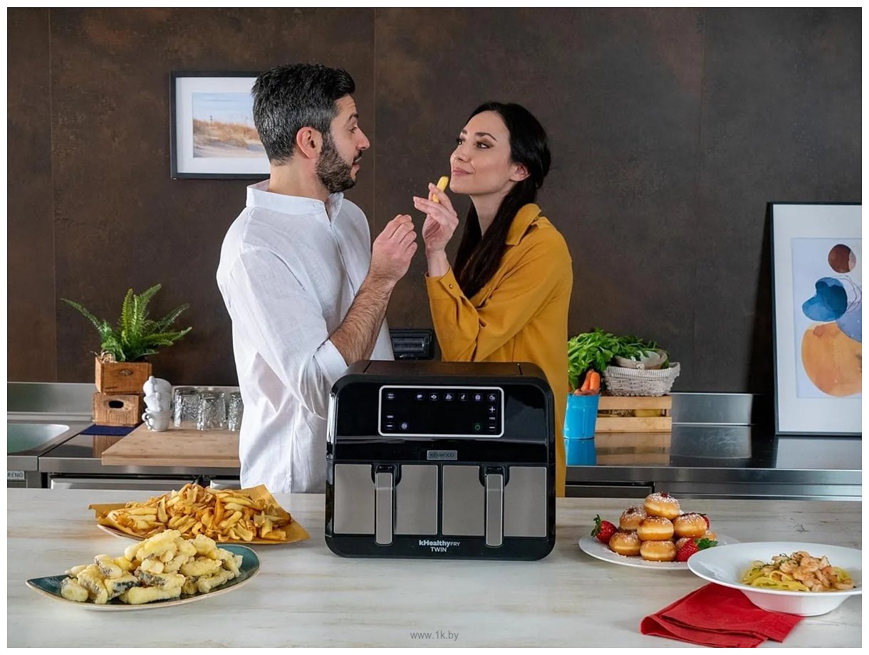 Фотографии Kenwood kHealthy Twin Airfryer HFM20000MB