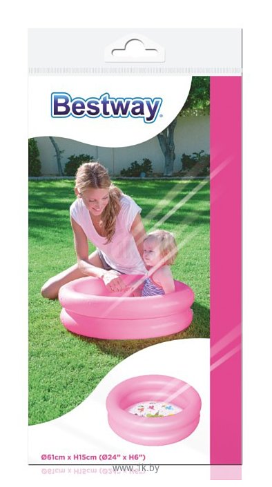 Фотографии Bestway 61x15 (розовый) (51061)