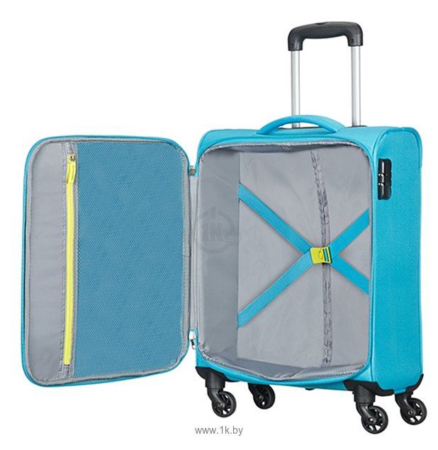 Фотографии American Tourister Joyride Hawaii Blue 55 см (4 колеса)