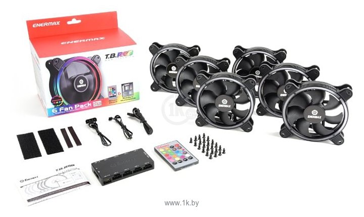 Фотографии Enermax T.B.RGB 6 Fan Pack (UCTBRGB12-BP6)