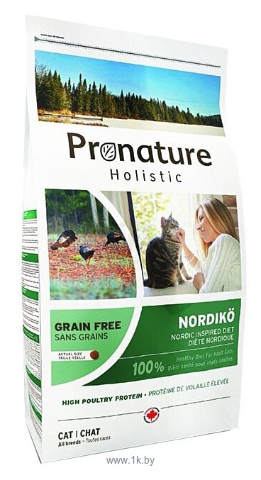 Фотографии ProNature (2 кг) Holistic Grain Free Nordiko с индейкой и чечевицей