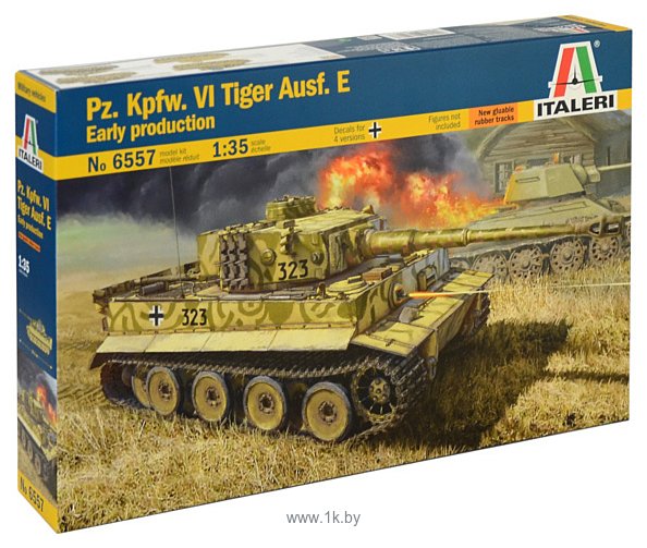Фотографии Italeri 6557 Pz. KPFW. Vi Tiger Ausf. E