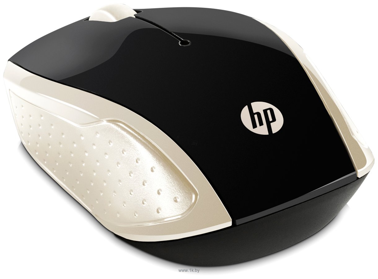 Фотографии HP Wireless Mouse 200 black/golden