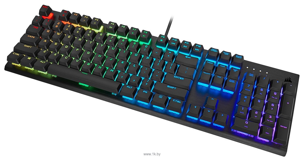 Фотографии Corsair K60 RGB PRO нет кириллицы