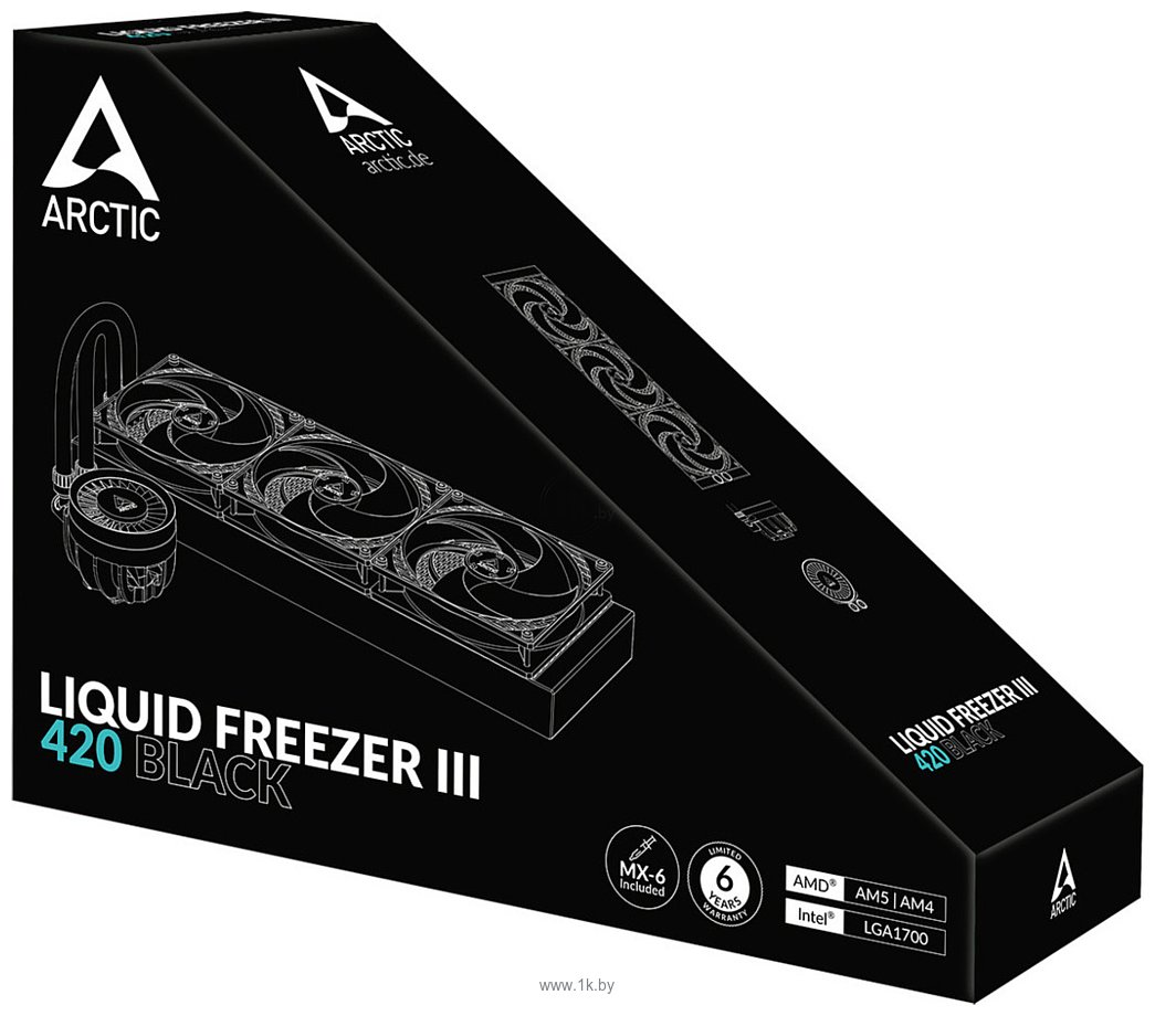 Фотографии Arctic Liquid Freezer III 420 Black ACFRE00137A