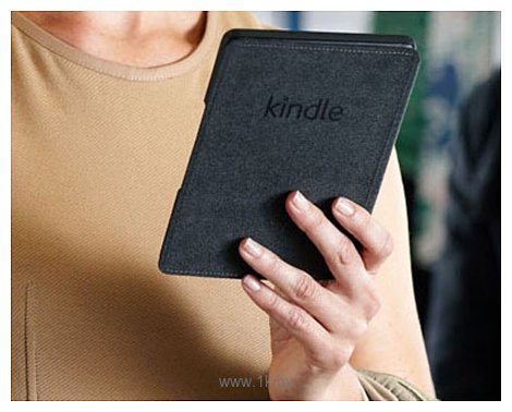 Фотографии Amazon Kindle Touch Leather Cover Wine Purple
