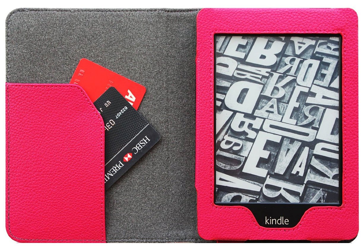 Фотографии Fintie Folio Case для Kindle Paperwhite (Pink)