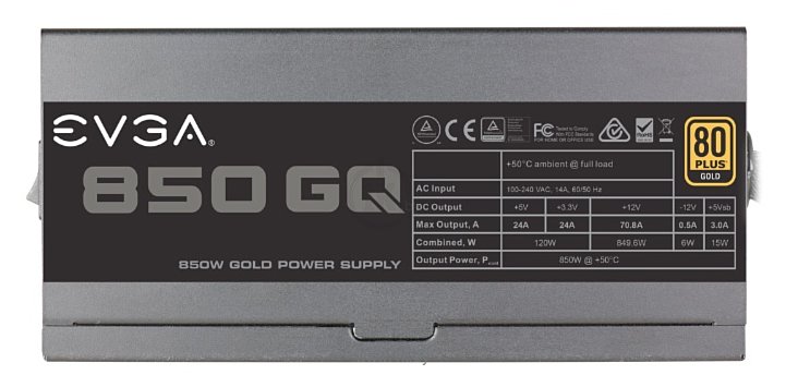 Фотографии EVGA GQ 850W (210-GQ-0850-V2)