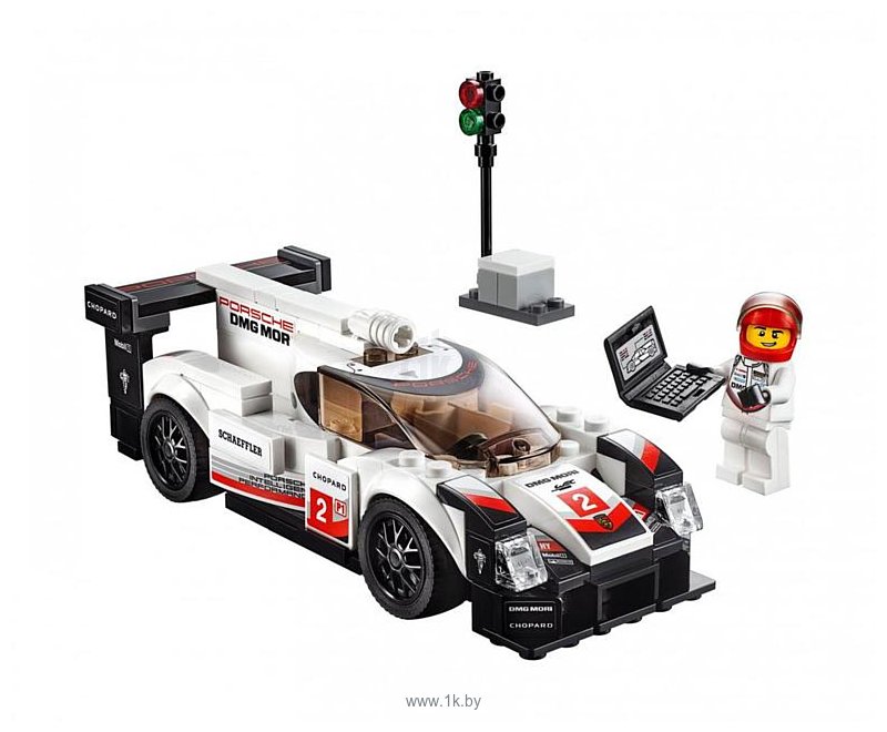 Фотографии Lepin Speed Champions 28017 Porsche 919 Hybrid аналог Lego 75887