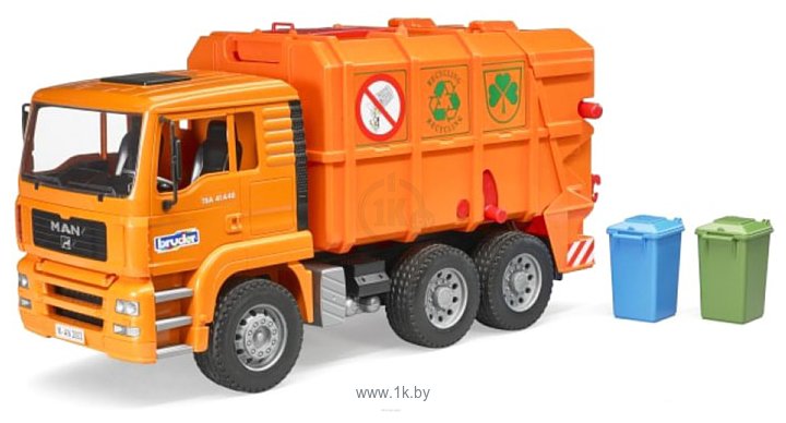 Фотографии Bruder MAN TGA Garbage truck 02760