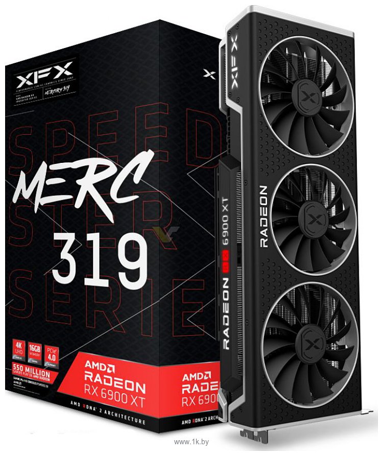 Фотографии XFX Speedster MERC 319 RX 6900 XT Black 16GB (RX-69XTATBD9)