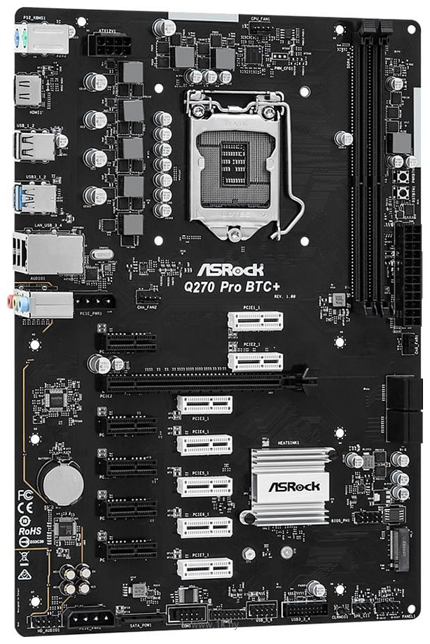 Фотографии ASRock Q270 Pro BTC+