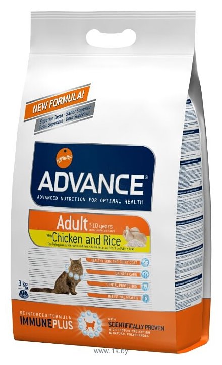 Фотографии Advance (3 кг) Cat Adult курица и рис