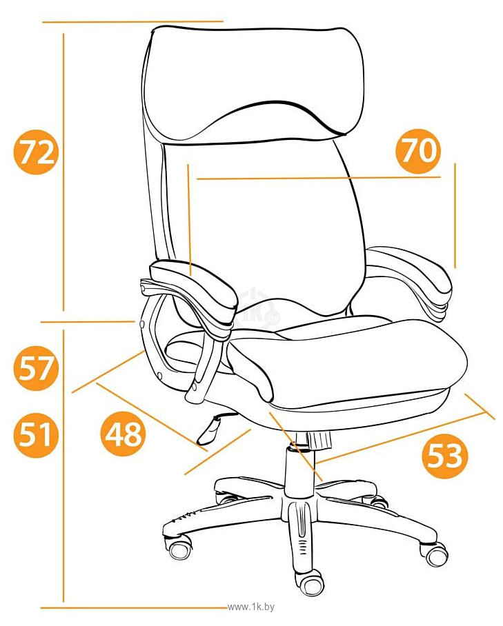 Фотографии TetChair Duke (черный/серый)