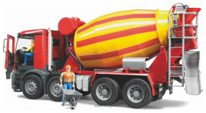 Фотографии Bruder Mercedes-Benz Arocs Cement mixer truck 03654