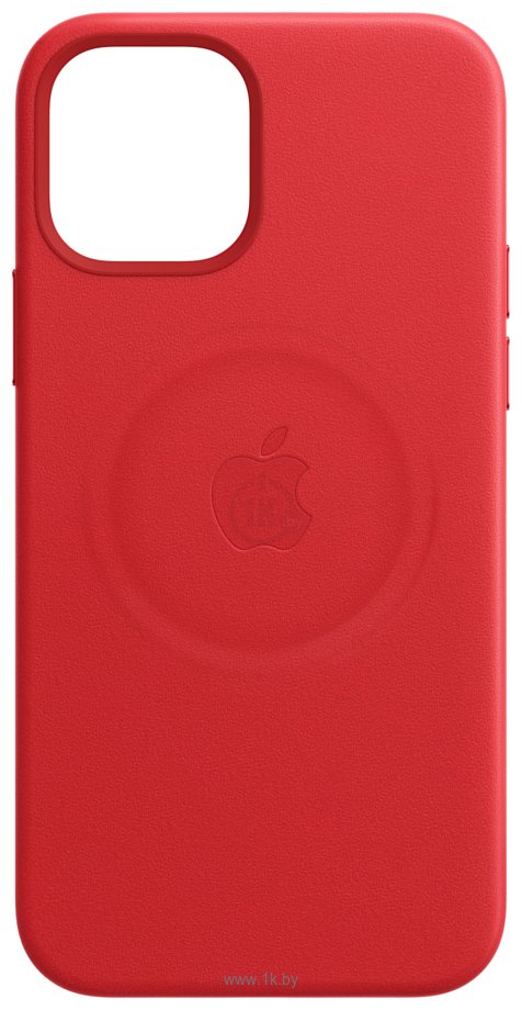 Фотографии Apple MagSafe Leather Case для iPhone 12/12 Pro (алый)