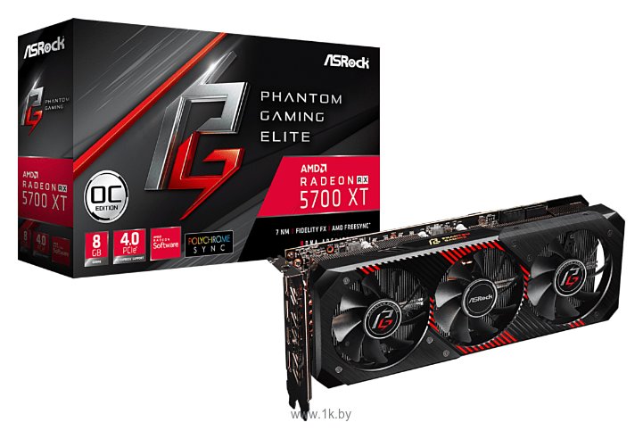 Фотографии ASRock Radeon RX 5700 XT Phantom Gaming Elite 8GB (RX5700XT PG E)