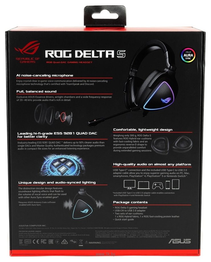 Фотографии ASUS ROG Delta S