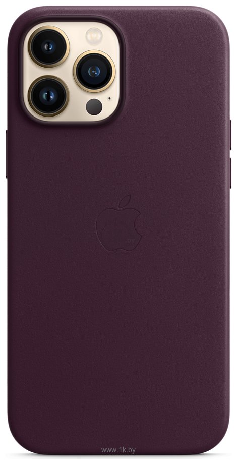 Фотографии Apple MagSafe Leather Case для iPhone 13 Pro Max (темная вишня)