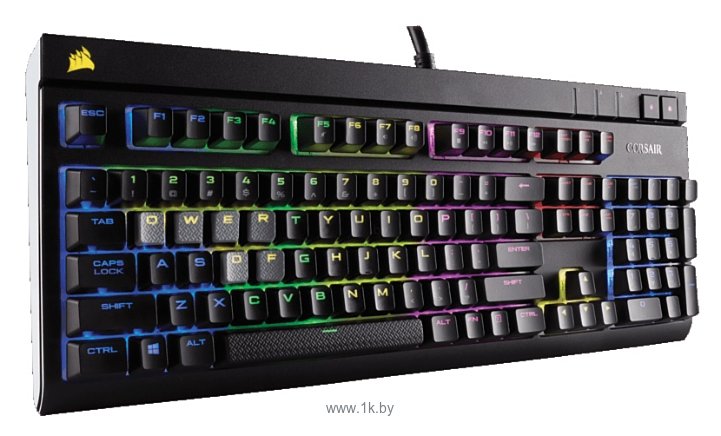 Фотографии Corsair STRAFE RGB Cherry MX Red black USB