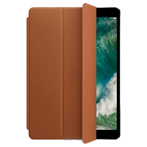 Фотографии Apple Leather Smart Cover для iPad Air (золотисто-коричневый)