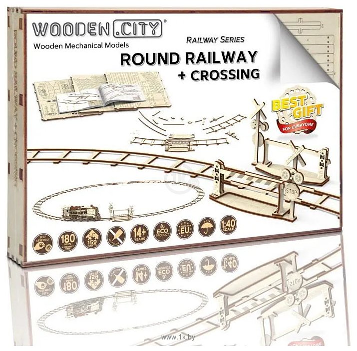 Фотографии Wooden City Кольцевая железная дорога с переездом 324