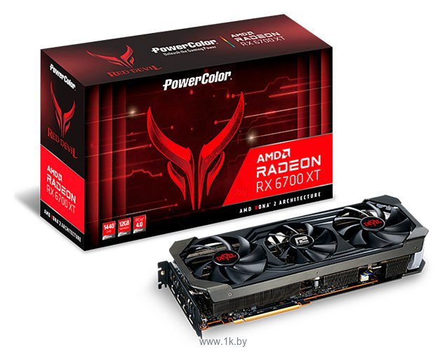 Фотографии PowerColor Red Devil Radeon RX 6700 XT 12Gb (AXRX 6700XT 12GBD6-3DHE/OC)