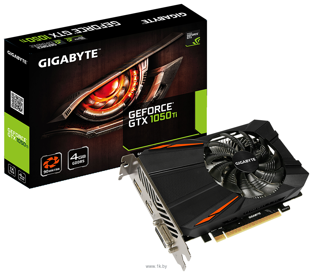 Фотографии Gigabyte GeForce GTX 1050 Ti D5 4G (GV-N105TD5-4GD)(rev. 1.2)