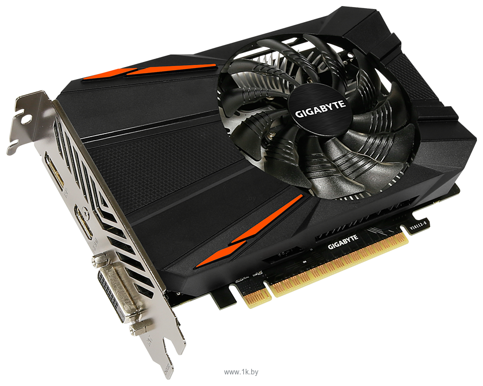Фотографии Gigabyte GeForce GTX 1050 Ti D5 4G (GV-N105TD5-4GD)(rev. 1.2)