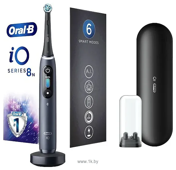Фотографии Oral-B iO 8n (черный, 1 насадка) Фотографии Oral-B iO 8n (черный, 1 насадка)