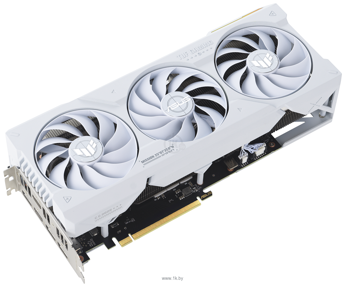 Фотографии ASUS TUF Gaming GeForce RTX 4070 Ti Super 16GB GDDR6X White OC Edition (TUF-RTX4070TIS-O16G-WHITE-GAMING)