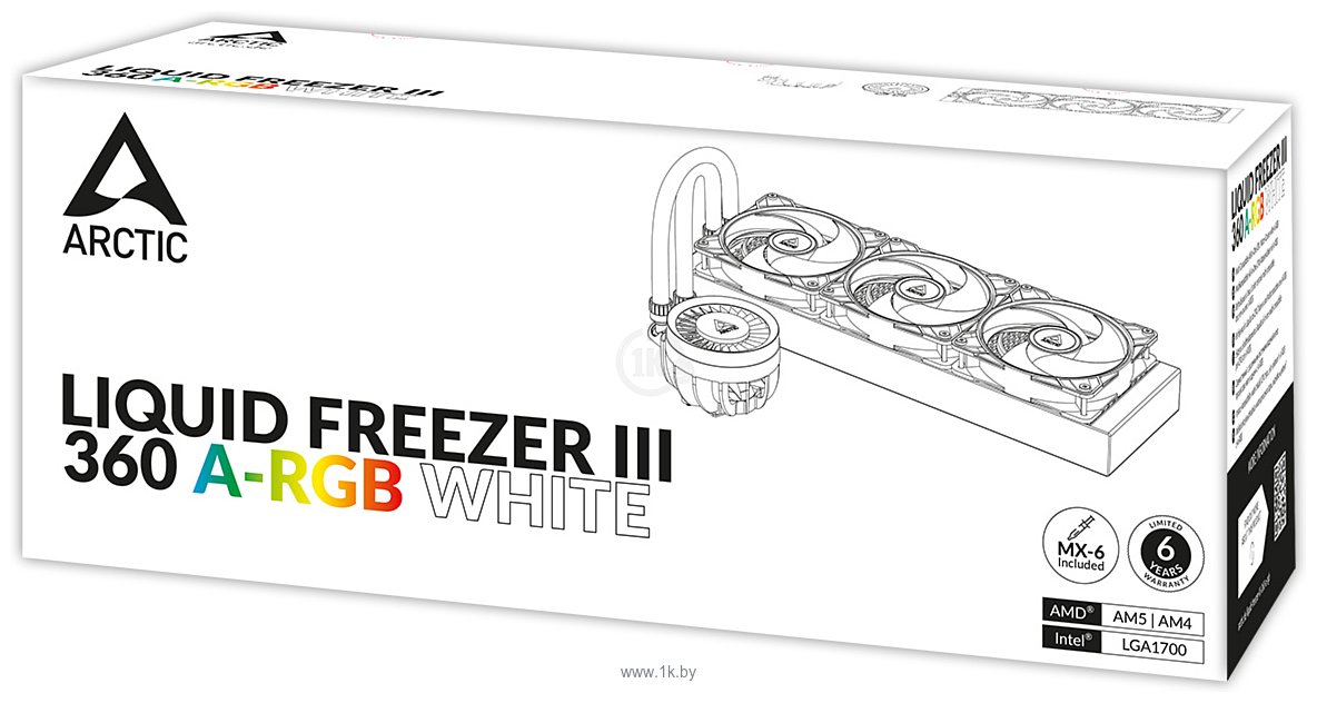 Фотографии Arctic Liquid Freezer III 360 A-RGB White ACFRE00152A