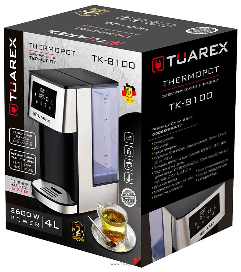 Фотографии TUAREX TK-8100 (стальной/черный)