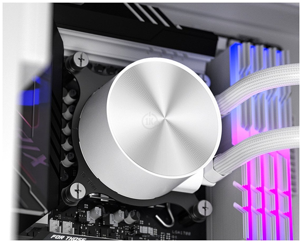 Фотографии ID-COOLING FrostFlow FX240 Pro White