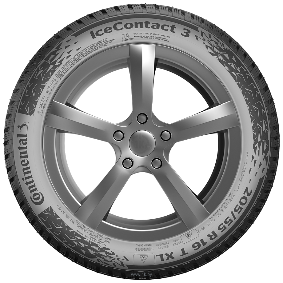 Фотографии Continental IceContact 3 255/45 R20 105T (шипы)