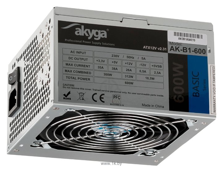 Фотографии Akyga AK-B1-600 600W