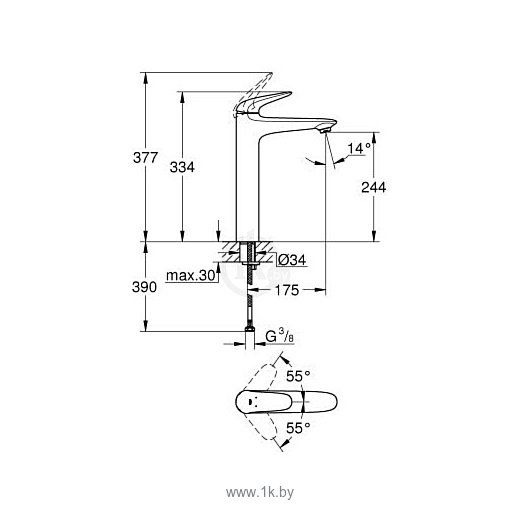 Фотографии Grohe Eurostyle 23719003