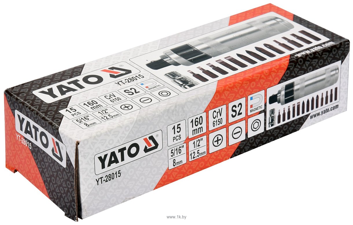 Фотографии Yato YT-28015 15 предметов