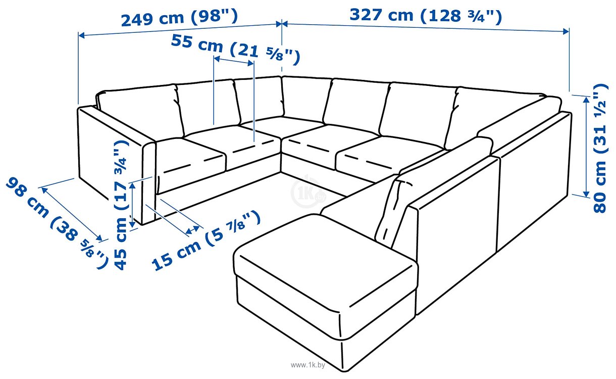 Фотографии Ikea Вимле 192.115.83 (фарста темно-коричневый)