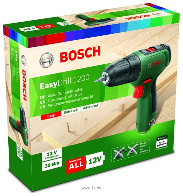 Фотографии Bosch EasyDrill 1200 06039D3005 (без АКБ)