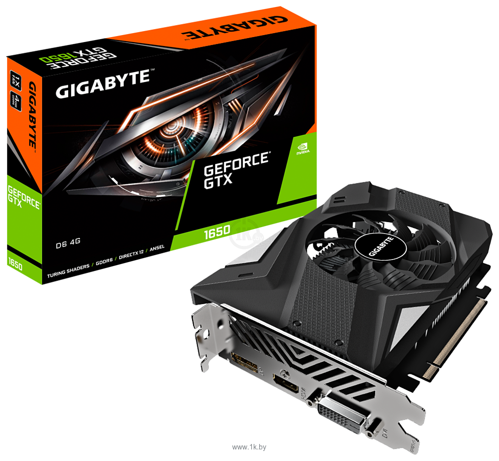 Фотографии Gigabyte GeForce GTX 1650 D6 4G (GV-N1656D6-4GD)(rev. 3.0)
