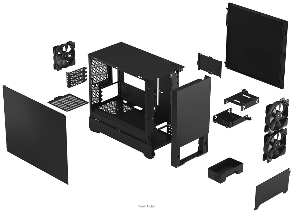 Фотографии Fractal Design Pop Mini Silent Black Solid FD-C-POS1M-01