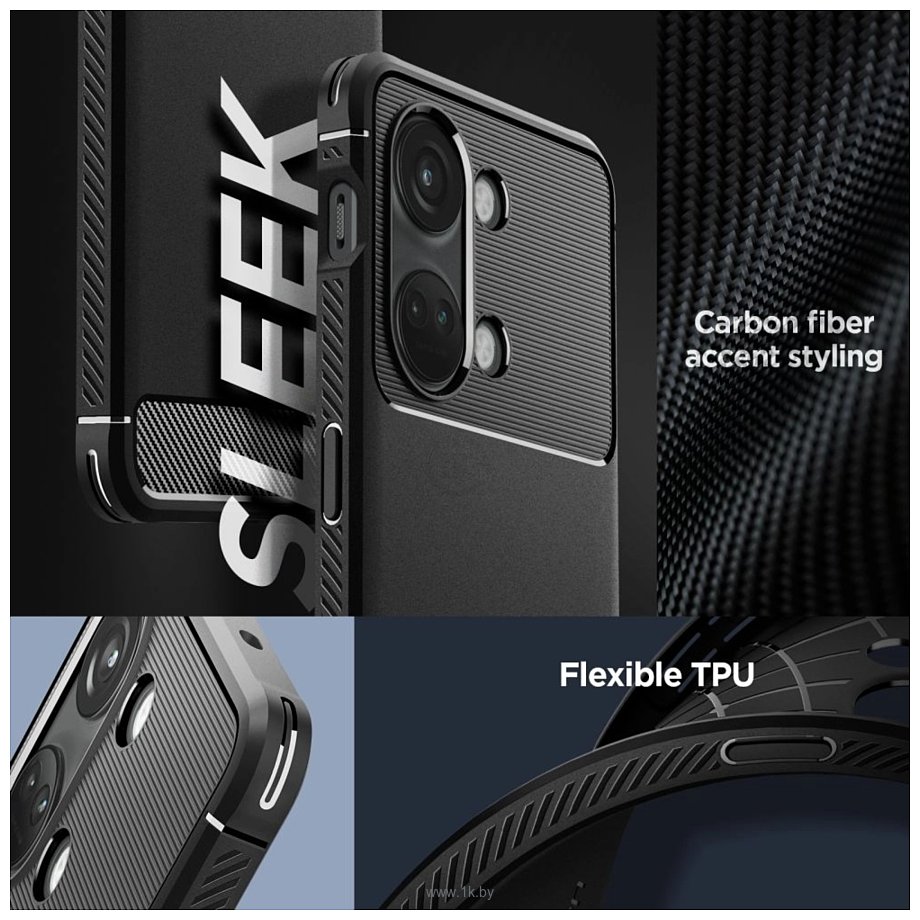 Фотографии Spigen Rugged Armor для OnePlus Nord 3 5G ACS05197 (черный)