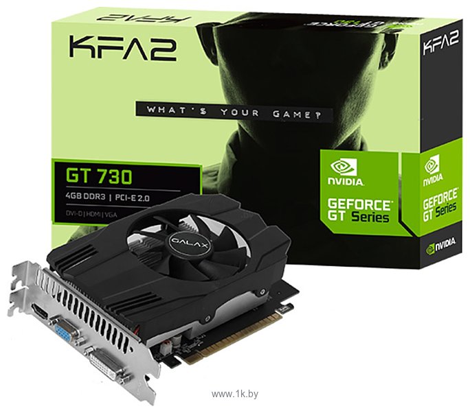 Фотографии KFA2 GeForce GT 730 4GB DDR3 (73GQF8HX00HK)