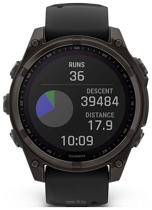 Фотографии Garmin Fenix 8 Sapphire Solar 51mm (силиконовый ремешок)