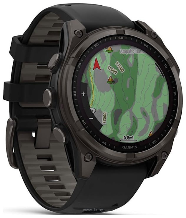 Фотографии Garmin Fenix 8 Sapphire Solar 51mm (силиконовый ремешок)