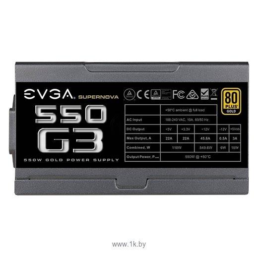 Фотографии EVGA SuperNova G3 550W (220-G3-0550-Y2)