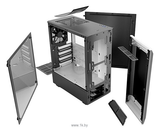 Фотографии Phanteks Eclipse P300 Tempered Glass Black/white