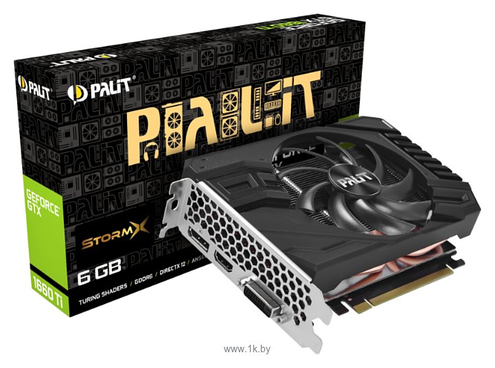 Фотографии Palit GeForce GTX 1660 Ti StormX (NE6166T018J9-161F)